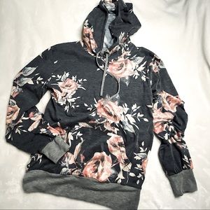 Floral Top w/ Hood• Small